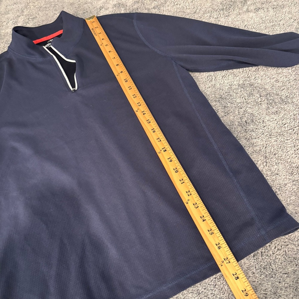 J Crew Mens Quarter Zip Pullover Large Performance Athleisure Gorpcore 21327 - Picture 7 of 9